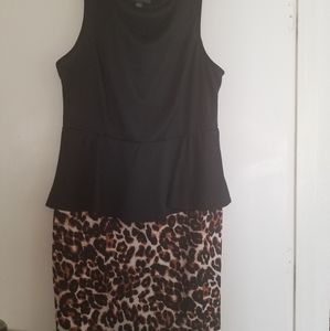 3x mini peplum dress